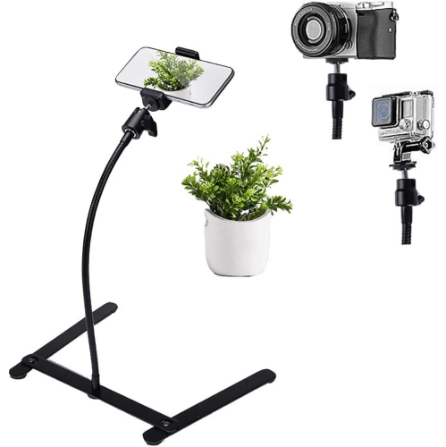 Photo Copy Pico Projector Stand Overhead Phone Mount Pico Projector Stand Monopod for Live Streaming and Baking Crafting Demo and Draw Recording