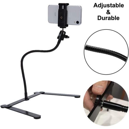 Photo Copy Pico Projector Stand Overhead Phone Mount Pico Projector Stand Monopod for Live Streaming and Baking Crafting Demo and Draw Recording