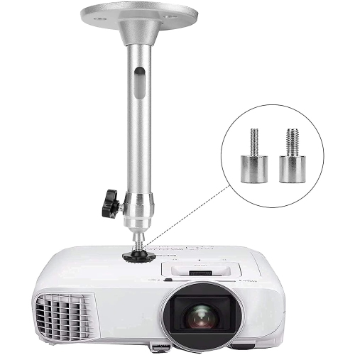 Mini support de plafond pour projecteur mural compatible avec QKK, DR.J, DBPOWER, Anker, Vankyo, AAXA, Jinmagasin, PVO, TMY, AuKing et la plupart des