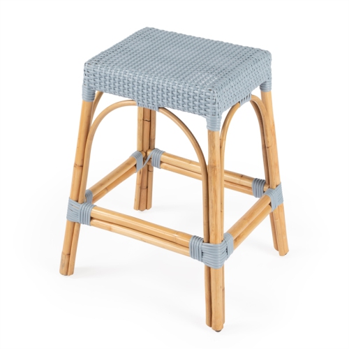 BEAUMONT LANE  Twilight Blue Counter Stool