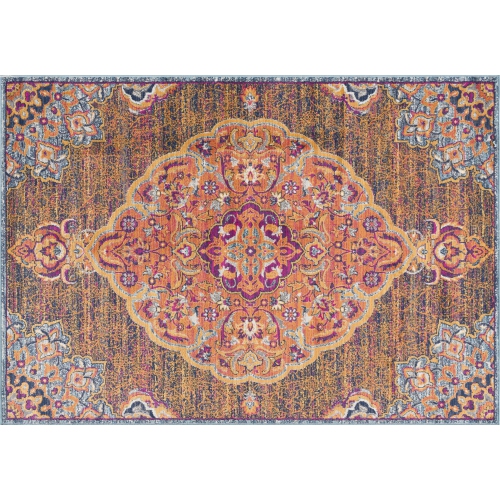 RUG BRANCH  Floria Traditional Floral Medallion Indoor Area Rug