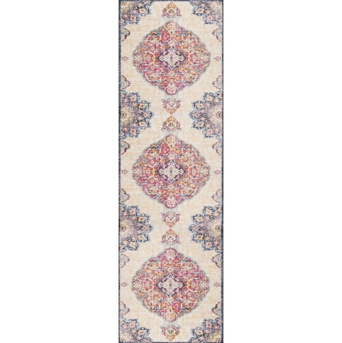 RUG BRANCH  Floria Traditional Floral Medallion Indoor Area Rug