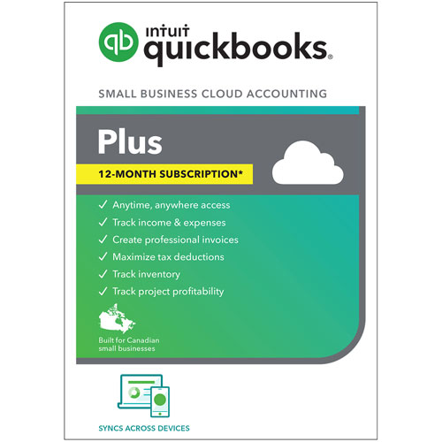 Intuit QuickBooks Plus - 5 utilisateurs - 1 an - Téléchargement numérique