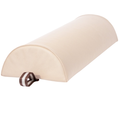 Master Massage Large 6" Semi-Round Bolster - Cream