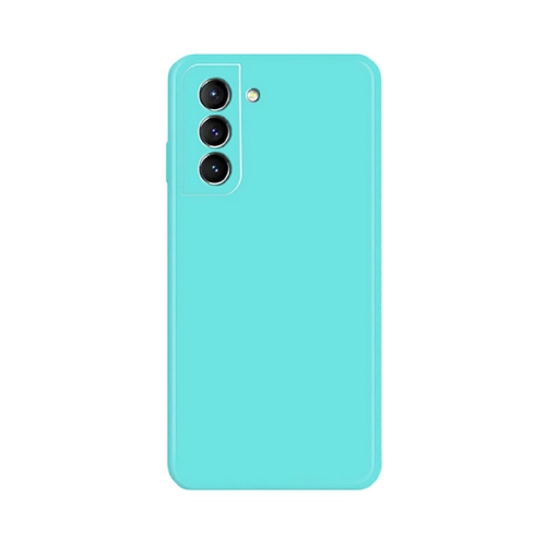 PANDACO Soft Shell Matte Mint Blue Case for Samsung Galaxy S22+