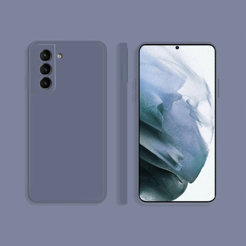 PANDACO Soft Shell Matte Lavender Grey Case for Samsung Galaxy S22