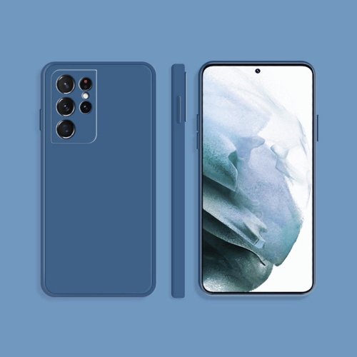 PANDACO Soft Shell Matte Navy Case for Samsung Galaxy S22 Ultra