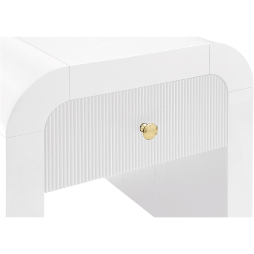 Meridian Furniture Artisto White End Table