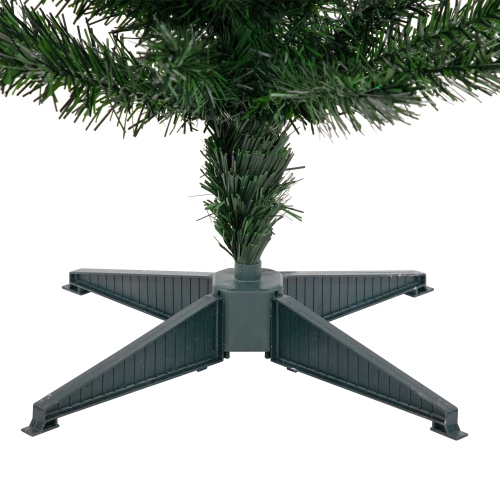 Pre-Lit Medium Multi-Color Fiber Optic Pine Christmas Tree - 4'