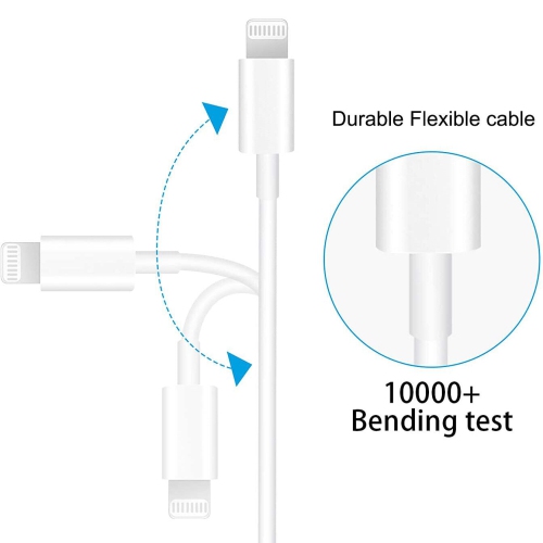 3.3 / 6.6ft yellowknife Apple MFi Certified - Lightning Cable for iPhone 5 6 7 8
