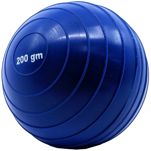 PRISP Indoor Thrown Shot Put - Throwing Ball with Ribbed PVC Surface