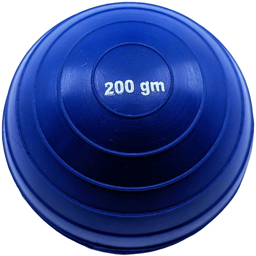 PRISP Indoor Thrown Shot Put - Throwing Ball with Ribbed PVC Surface