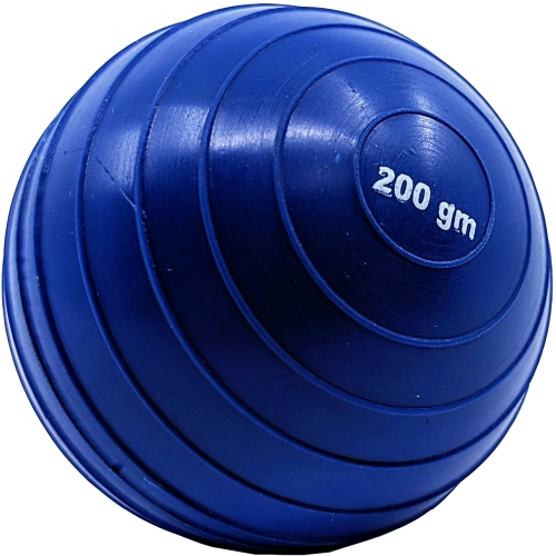 PRISP Indoor Thrown Shot Put - Throwing Ball with Ribbed PVC Surface