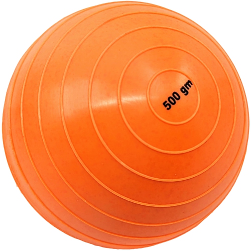 PRISP Indoor Thrown Shot Put - Throwing Ball with Ribbed PVC Surface
