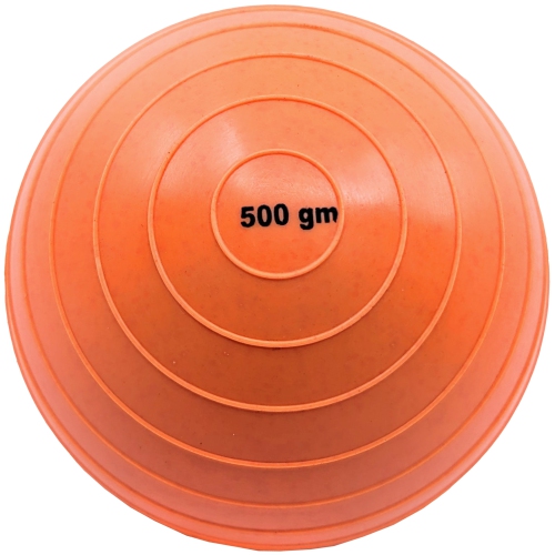 PRISP Indoor Thrown Shot Put - Throwing Ball with Ribbed PVC Surface