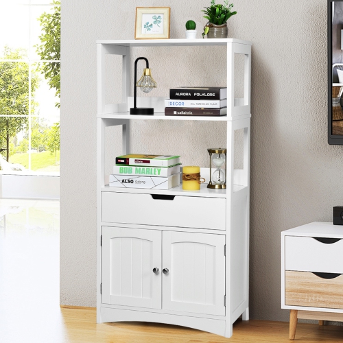 Topbuy Storage Cabinet Organizer with Drawer & Shelves