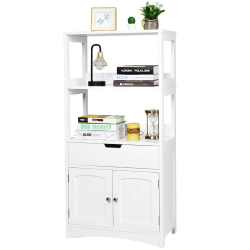 Topbuy Storage Cabinet Organizer with Drawer & Shelves