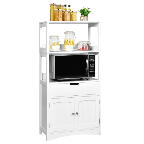 Topbuy Storage Cabinet Organizer with Drawer & Shelves