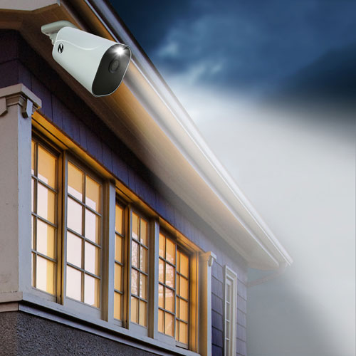 Night Owl Wire-Free Indoor & Outdoor 1080p Full HD IP Security System with 3 Cameras - White