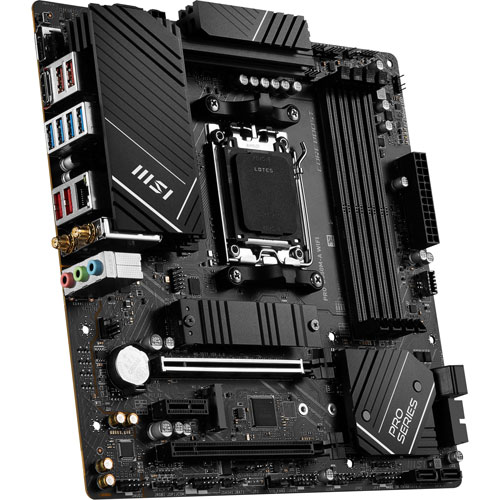 MSI B650M-A WIFI Micro-ATX AM5 DDR5 Motherboard for AMD Ryzen 9000/8000/7000 Series CPUs