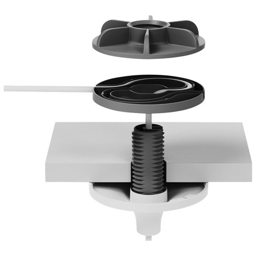 Logitech Ceiling Pendant Mount for Rally Mic Pod Microphones - White