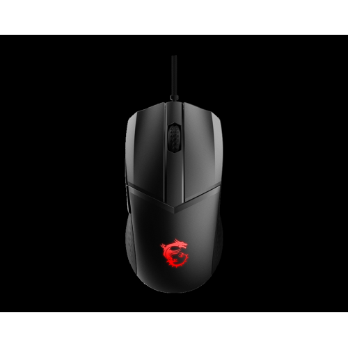 MSI CLUTCHGM41 Lightweight V2 Gaming USB RGB Adjustable up to 16000 DPI Desktop Laptop Gaming Mouse