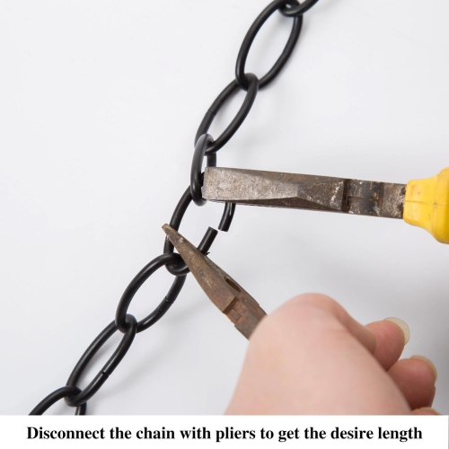 Extra Black Long Chain 19.7ft for Chandelier and Pendant