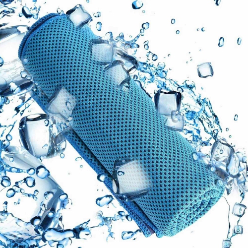 La serviette Ice Cold pour soulagement instantané de Quick Dry Fitness peut être utilisée comme serre-tête rafraîchissant pour le cou