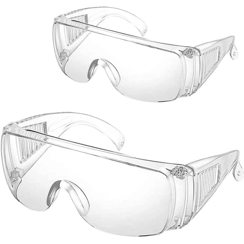 YELLOW-PRICE  Safety Glasses Over Glasses Goggles Protective Eyewear for Work Lab Men Women Ca