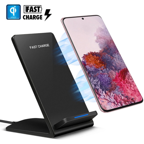 15W Max Qi-Certified Fast Wireless Charging Stand for Galaxy S20+