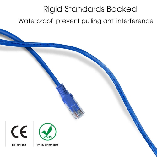 RJ45 Cat6 Network Cable Ethernet Lead 100% PURE COPPER