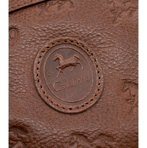 Cavalinho Cavalo Lusitano Leather Backpack - Saddle Brown