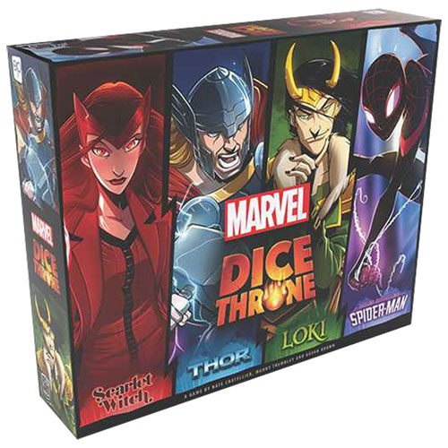 Marvel Dice Throne 4-Hero Box Board Game - English