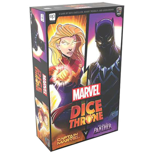 Jeu de société Marvel Dice Throne 2-Hero Box - Captain Marvel et Black Panther - Anglais