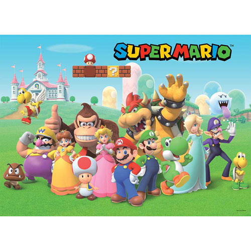 Super Mario: Mushroom Kingdom Puzzle - 1000 Pieces