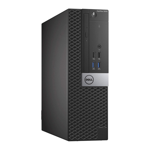 Refurbished - Dell 5040 SFF Desktop - Black ( Intel® Core™ i5-6500 Processor / 16 GB RAM / 256 GB SSD 500 HDD / Windows 10 Professional)