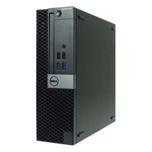 Refurbished - Dell 5040 SFF Desktop - Black ( Intel® Core™ i5-6500 Processor / 16 GB RAM / 256 GB SSD 500 HDD / Windows 10 Professional)