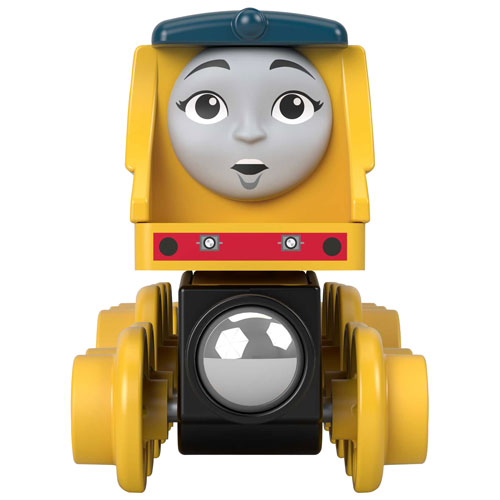 Train jouet à pousser locomotive avec wagon Rebecca Thomas le petit train de Mattel