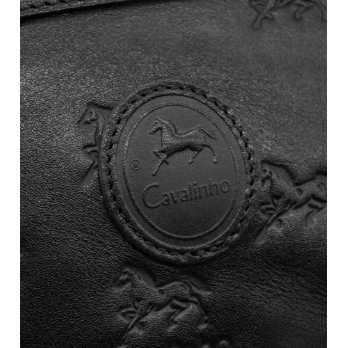 Cavalinho Cavalo Lusitano Leather Backpack - Black