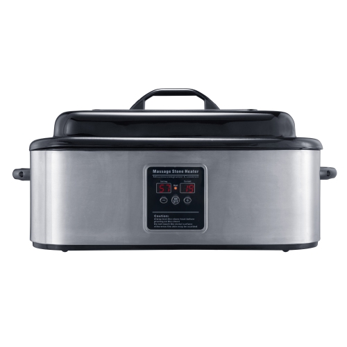 Master Massage 18 Quart LED Hot Stone Warmer with Digital Display– Stainless Steel Hot Stone Heater Portable- Massage Stone Heating Device-Massage
