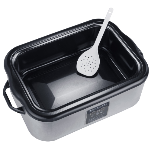 Master Massage 18 Quart LED Hot Stone Warmer with Digital Display– Stainless Steel Hot Stone Heater Portable- Massage Stone Heating Device-Massage