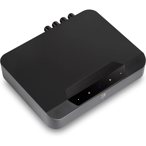 Bluesound POWERNODE EDGE Compact Wireless Multi-Room Hi-Res Music Streaming Amplifier - Black, Compatible with Alexa and Siri