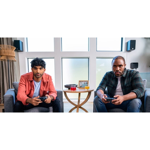 Bluesound POWERNODE EDGE Compact Wireless Multi-Room Hi-Res Music Streaming Amplifier - Black, Compatible with Alexa and Siri