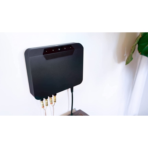 Bluesound POWERNODE EDGE Compact Wireless Multi-Room Hi-Res Music Streaming Amplifier - Black, Compatible with Alexa and Siri