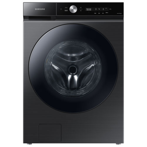 Open Box -Samsung 6.1 CuFt Front Load Steam Washer -Black Stainless -Perfect Condition