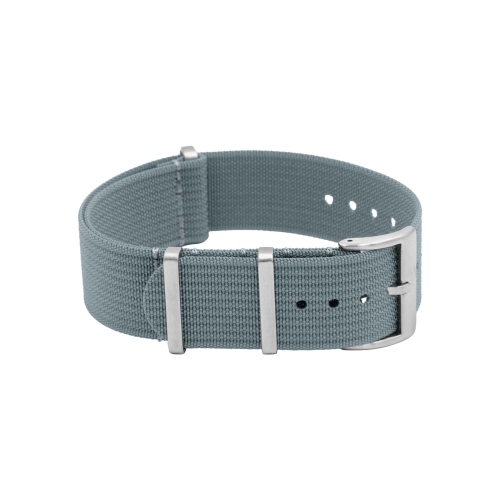 BAND & BEZEL  Rib Nato Watch Strap - 22MM - In Grey