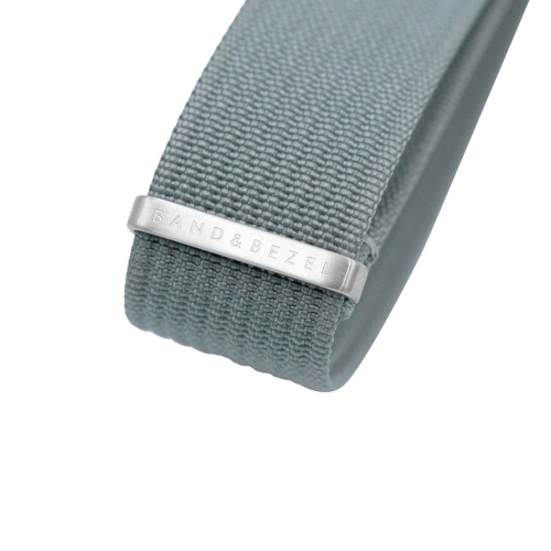 Bracelet et lunette en nato avec bracelet et lunette - 20 mm - Gris