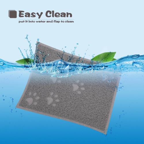 Silicone Absorbent Waterproof Pet Feeding Mat 12"x16"