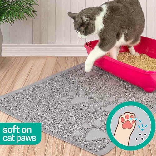Silicone Absorbent Waterproof Pet Feeding Mat 12"x16"