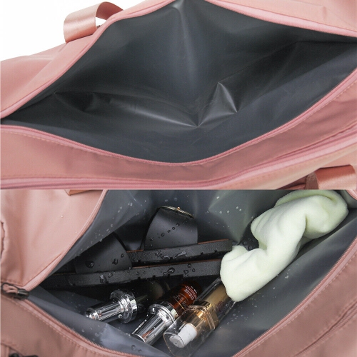 Gym Duffle Bag w/ Shoe Compartment & Wet Pocket - Water Resistant,  Lightweight